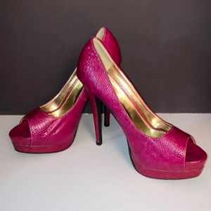 Gorgeous Ruby Red Hot Stiletto Heels